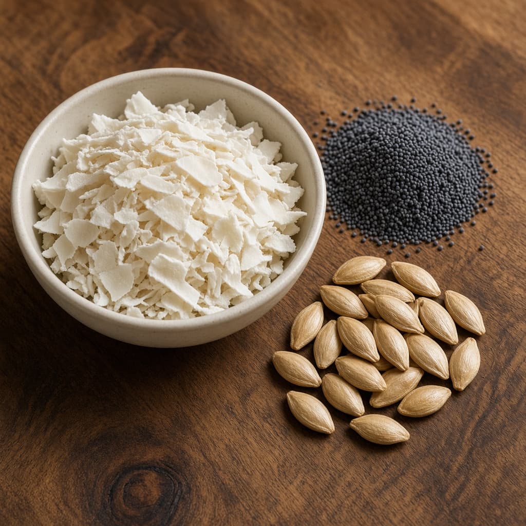 Desiccated coconut